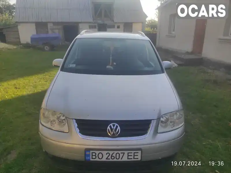 Мінівен Volkswagen Touran 2004 1.6 л. Ручна / Механіка обл. Тернопільська, Кременець - Фото 1/12