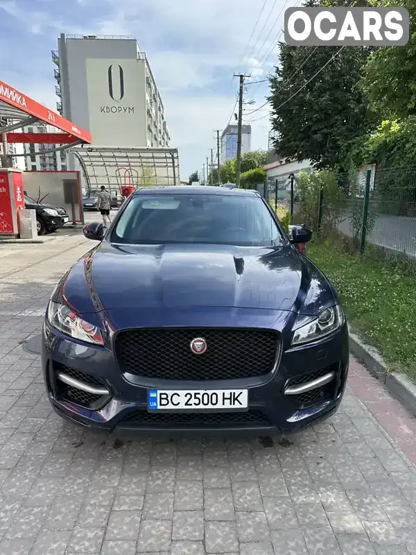 Позашляховик / Кросовер Jaguar F-Pace 2017 2 л. Автомат обл. Львівська, Львів - Фото 1/12