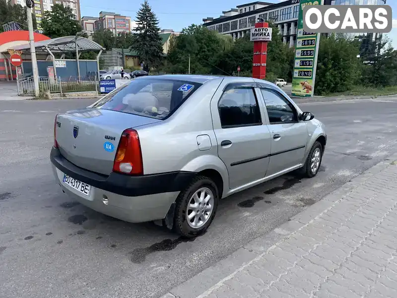 Седан Dacia Logan 2006 1.39 л. Ручна / Механіка обл. Тернопільська, Тернопіль - Фото 1/8