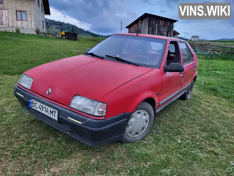 Хетчбек Renault 19 1989 1.39 л. Ручна / Механіка обл. Львівська, Славське - Фото 1/18