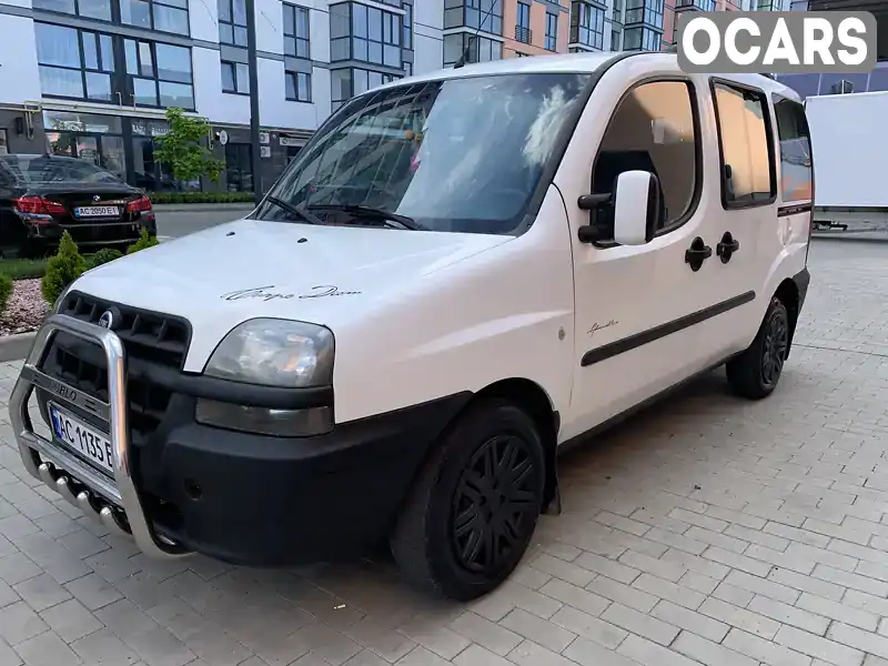 Мінівен Fiat Doblo 2002 1.91 л. Ручна / Механіка обл. Волинська, Луцьк - Фото 1/17