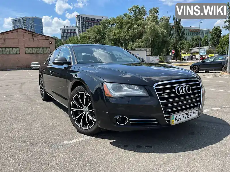 Седан Audi A8 2013 3 л. Автомат обл. Київська, Київ - Фото 1/14