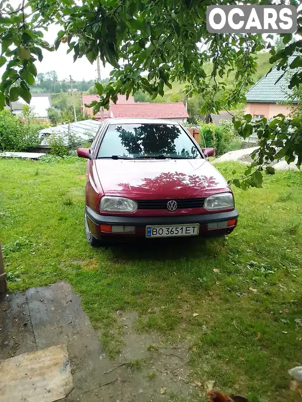 Хетчбек Volkswagen Golf 1996 1.6 л. Ручна / Механіка обл. Хмельницька, Волочиськ - Фото 1/21