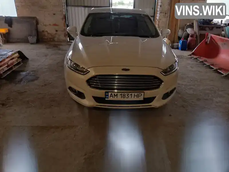 Седан Ford Fusion 2015 2.5 л. Автомат обл. Житомирська, Коростень - Фото 1/15