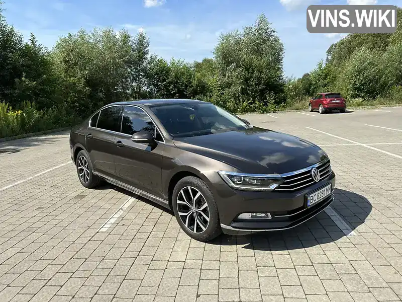 Седан Volkswagen Passat 2016 1.97 л. Автомат обл. Львівська, Пустомити - Фото 1/12