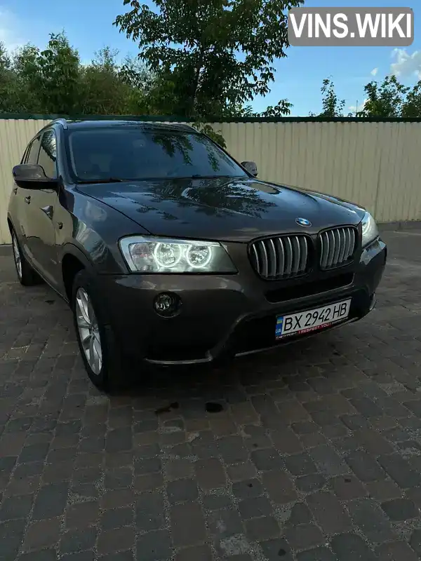 Позашляховик / Кросовер BMW X3 2012 2 л. Автомат обл. Хмельницька, Хмельницький - Фото 1/21