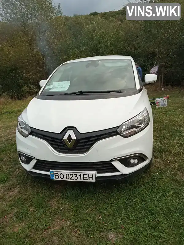 Мінівен Renault Scenic 2017 1.5 л. Ручна / Механіка обл. Тернопільська, Тернопіль - Фото 1/9