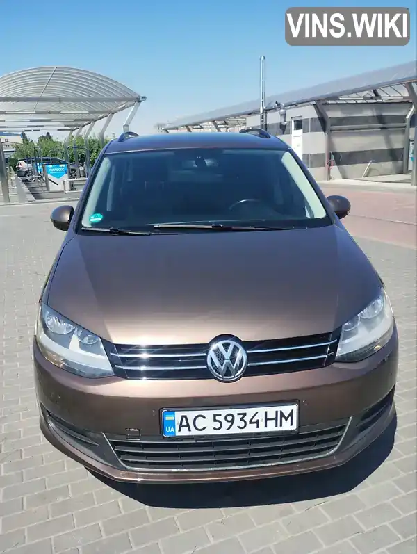 Мінівен Volkswagen Sharan 2012 1.97 л. Автомат обл. Волинська, Луцьк - Фото 1/21