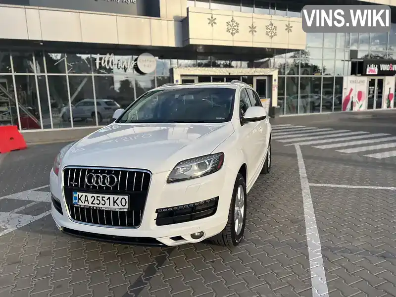 Позашляховик / Кросовер Audi Q7 2011 3 л. Автомат обл. Київська, Вишневе - Фото 1/11