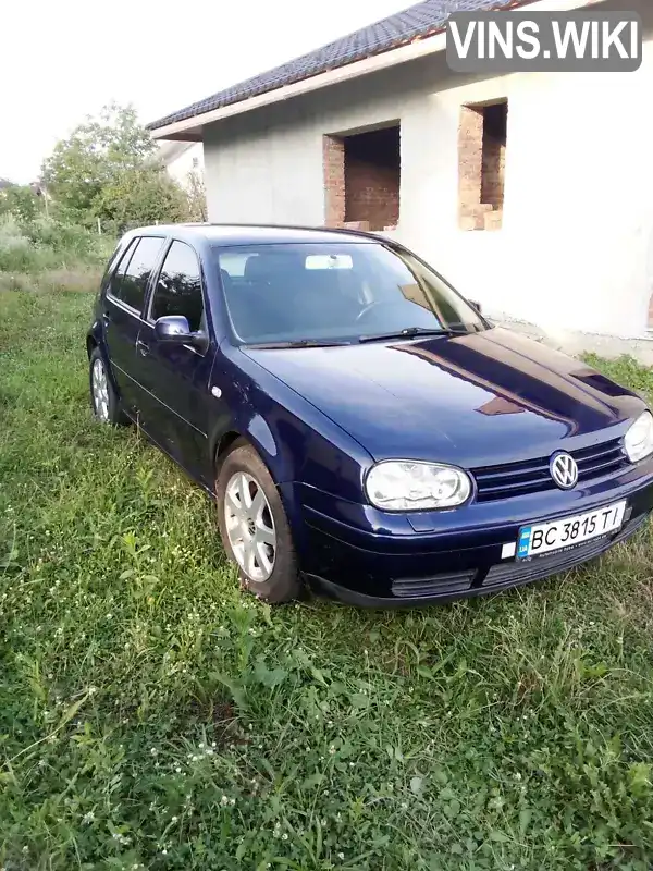 Хэтчбек Volkswagen Golf 2002 1.9 л. Ручная / Механика обл. Львовская, Яворов - Фото 1/8