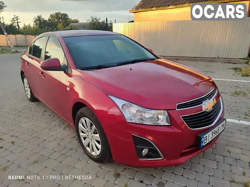 Седан Chevrolet Cruze 2012 1.6 л. Ручна / Механіка обл. Полтавська, Кременчук - Фото 1/21