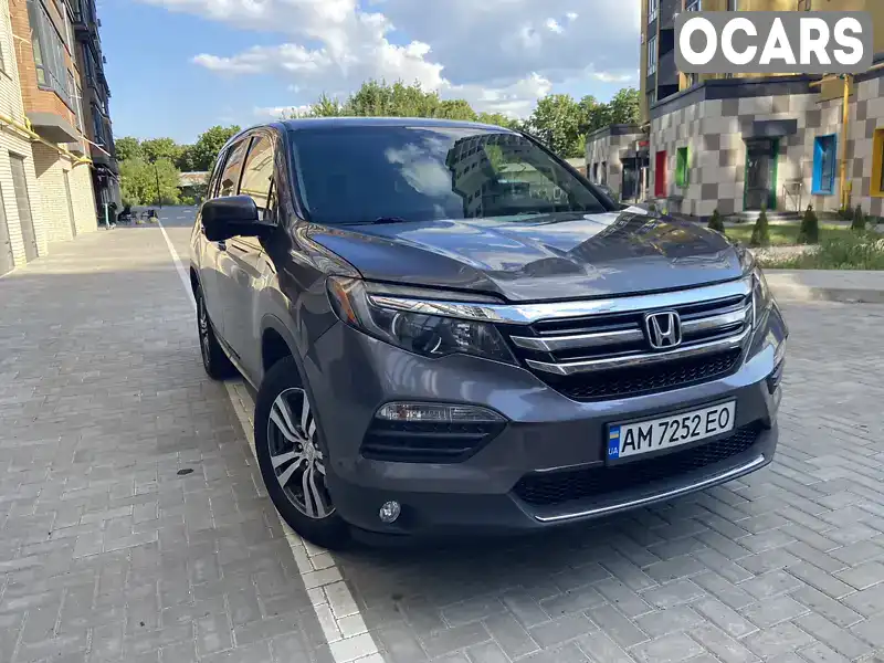 Позашляховик / Кросовер Honda Pilot 2018 3.47 л. Автомат обл. Житомирська, Житомир - Фото 1/21