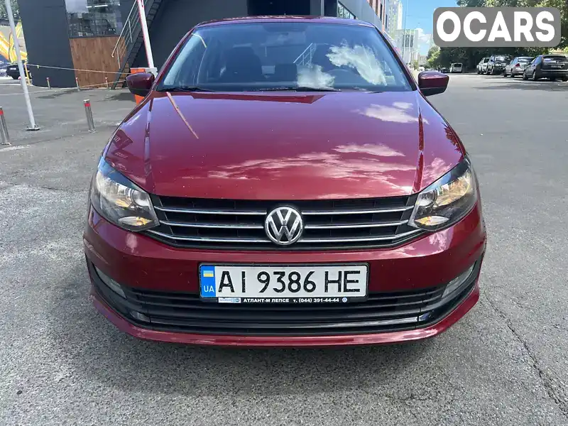 Седан Volkswagen Polo 2017 1.39 л. Робот обл. Київська, Київ - Фото 1/21