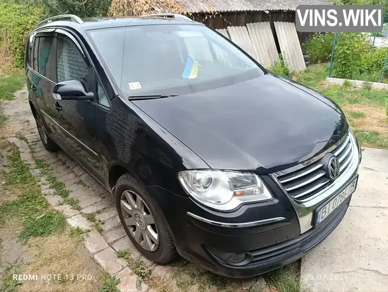 Минивэн Volkswagen Touran 2007 2 л. Робот обл. Полтавская, Полтава - Фото 1/10