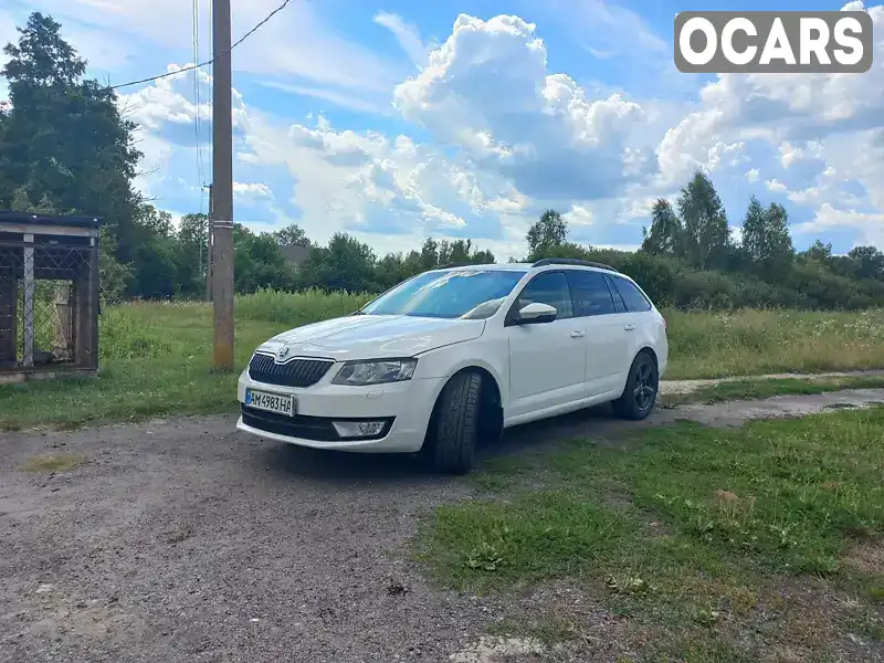 Універсал Skoda Octavia 2016 1.6 л. Ручна / Механіка обл. Житомирська, Звягель - Фото 1/14