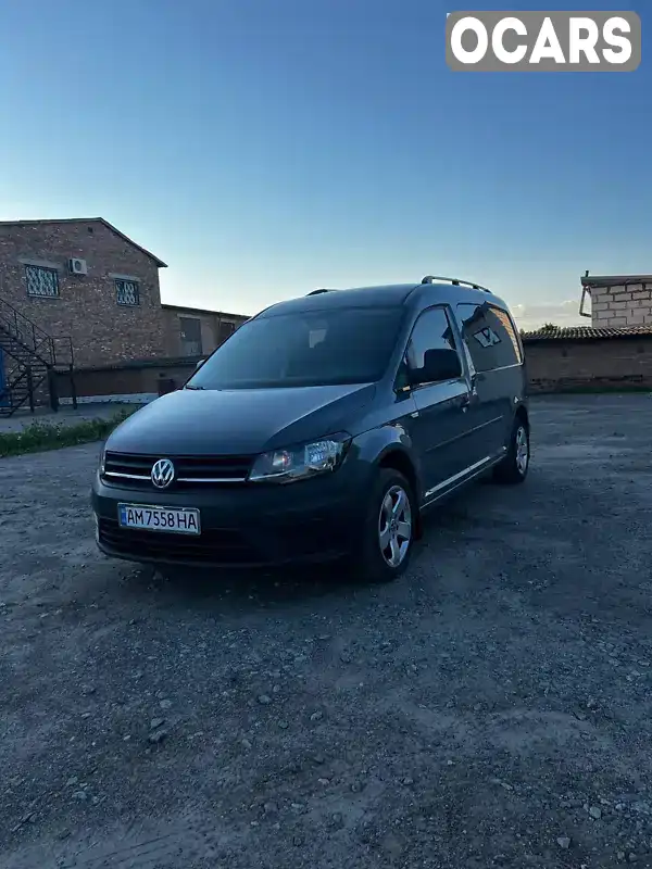 Мінівен Volkswagen Caddy 2016 2 л. Типтронік обл. Житомирська, Бердичів - Фото 1/21