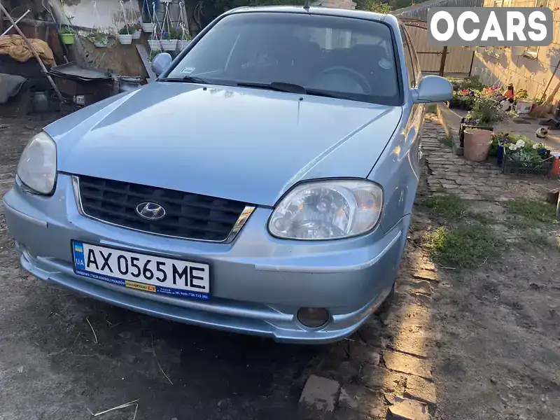 Ліфтбек Hyundai Accent 2004 1.34 л. Ручна / Механіка обл. Сумська, Тростянець - Фото 1/7