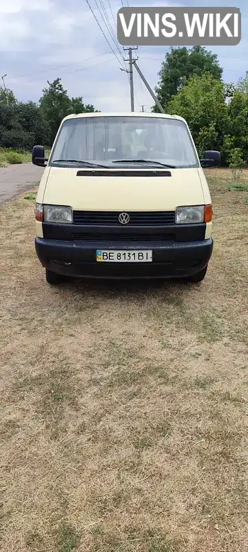 Мінівен Volkswagen Transporter 1999 1.9 л. Ручна / Механіка обл. Миколаївська, Арбузинка - Фото 1/19