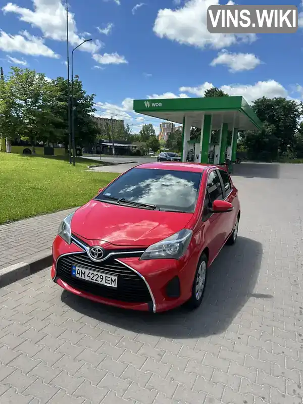 Хетчбек Toyota Yaris 2016 1 л. Ручна / Механіка обл. Житомирська, Житомир - Фото 1/16