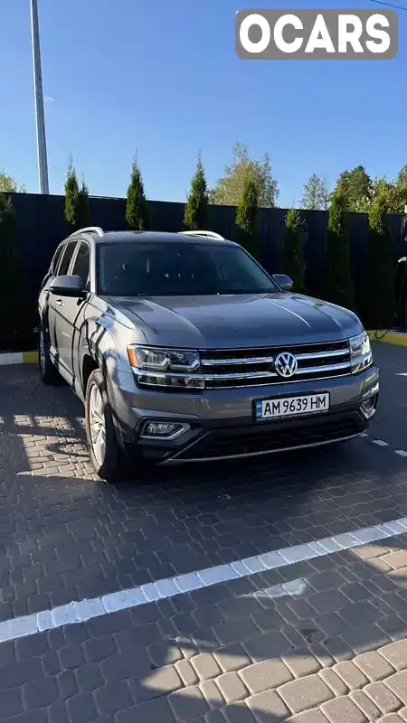 Позашляховик / Кросовер Volkswagen Atlas 2018 3.6 л. Автомат обл. Житомирська, Коростень - Фото 1/21