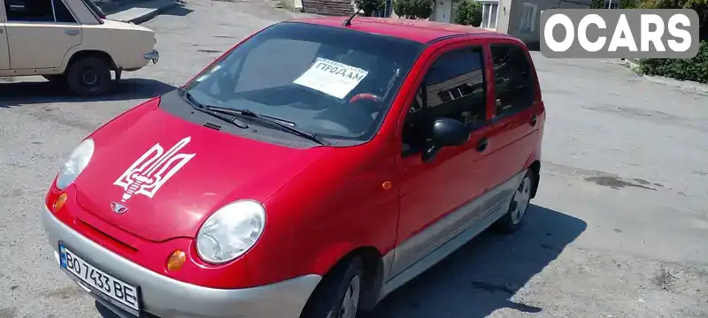 Хетчбек Daewoo Matiz 2006 1 л. Ручна / Механіка обл. Тернопільська, Тернопіль - Фото 1/3