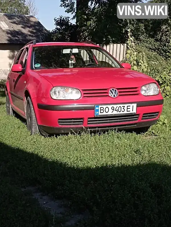 Універсал Volkswagen Golf 1999 1.4 л. Ручна / Механіка обл. Тернопільська, Ланівці - Фото 1/11