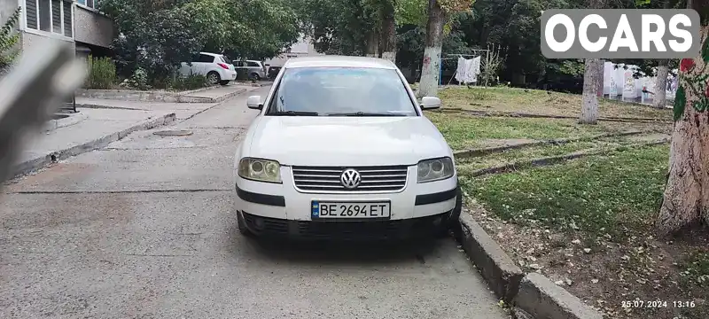 Седан Volkswagen Passat 2002 1.9 л. Ручна / Механіка обл. Миколаївська, Южноукраїнськ - Фото 1/7