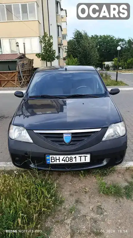 Седан Dacia Logan 2007 1.6 л. Ручная / Механика обл. Запорожская, Запорожье - Фото 1/21