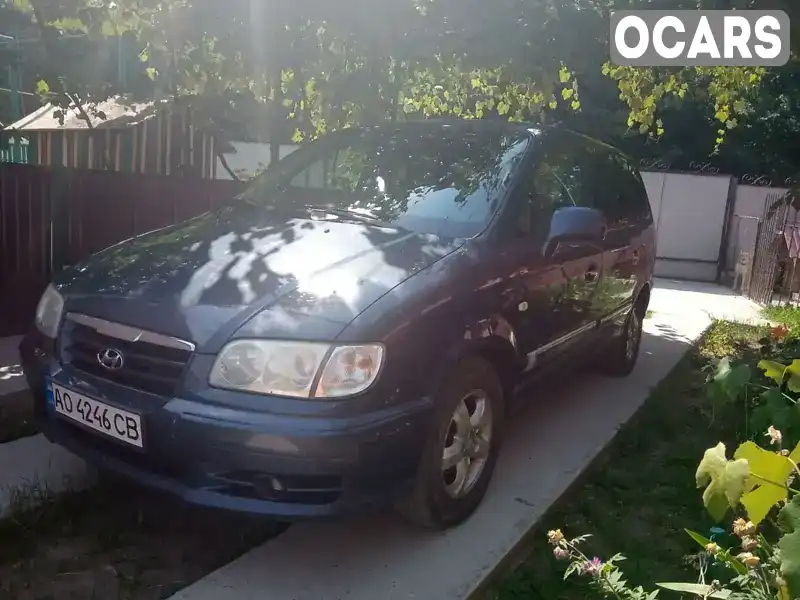 Мінівен Hyundai Trajet 2005 1.99 л. Ручна / Механіка обл. Закарпатська, Мукачево - Фото 1/16