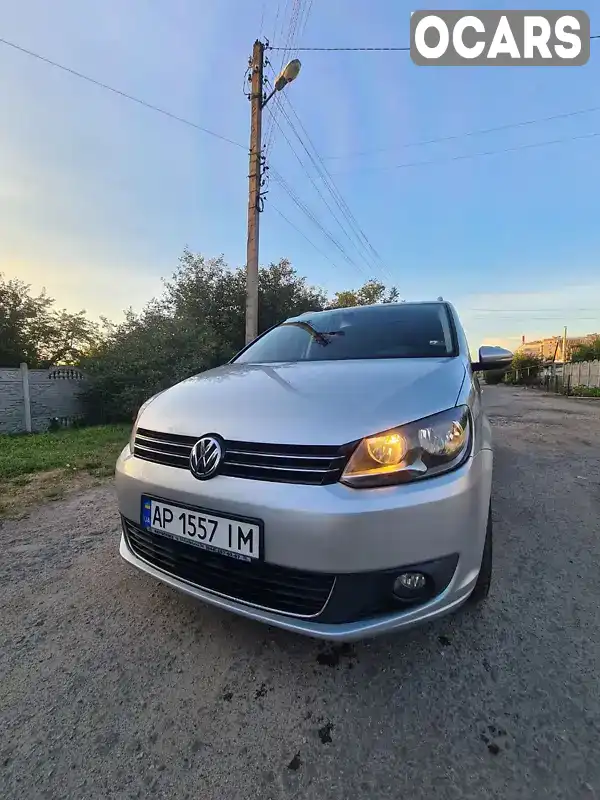 Мінівен Volkswagen Touran 2012 1.39 л. Ручна / Механіка обл. Запорізька, Запоріжжя - Фото 1/7