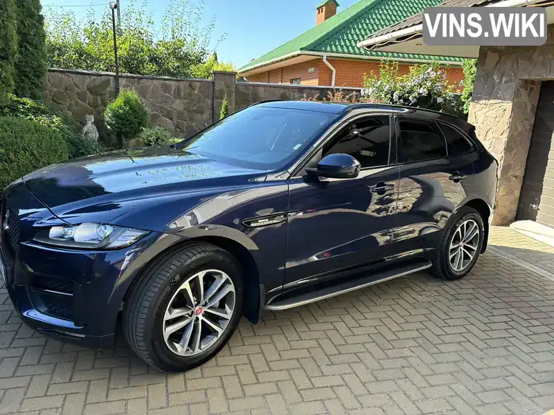 Позашляховик / Кросовер Jaguar F-Pace 2017 2 л. Автомат обл. Київська, Київ - Фото 1/17