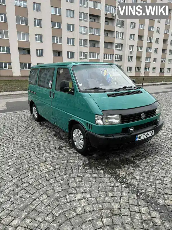 WV1ZZZ70ZWX095920 Volkswagen Transporter 1998 Минивэн 1.9 л. Фото 2