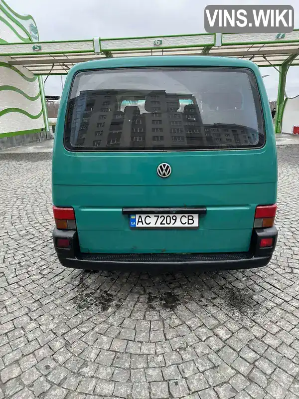 WV1ZZZ70ZWX095920 Volkswagen Transporter 1998 Минивэн 1.9 л. Фото 4