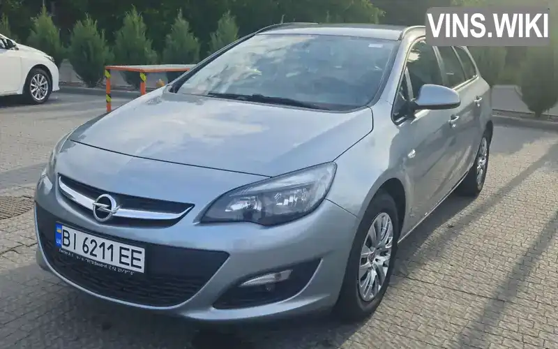 Універсал Opel Astra 2015 1.6 л. Ручна / Механіка обл. Полтавська, Полтава - Фото 1/21