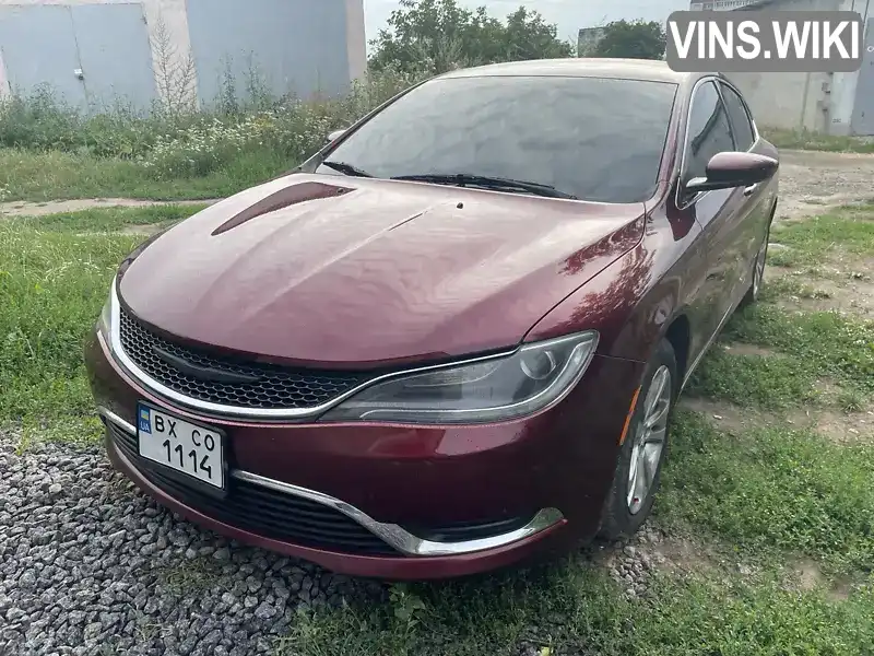 Седан Chrysler 200 2015 2.4 л. Автомат обл. Хмельницкая, Хмельницкий - Фото 1/9