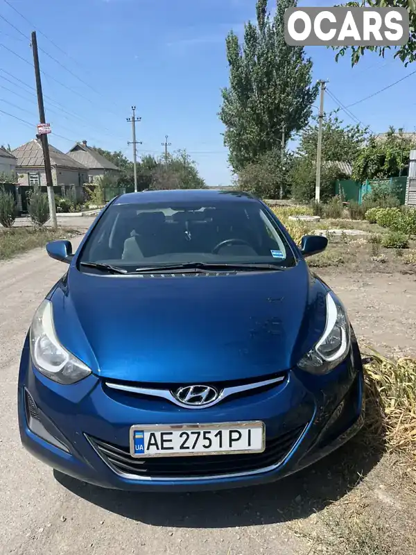 Седан Hyundai Elantra 2014 1.8 л. Автомат обл. Дніпропетровська, Новомосковськ - Фото 1/12