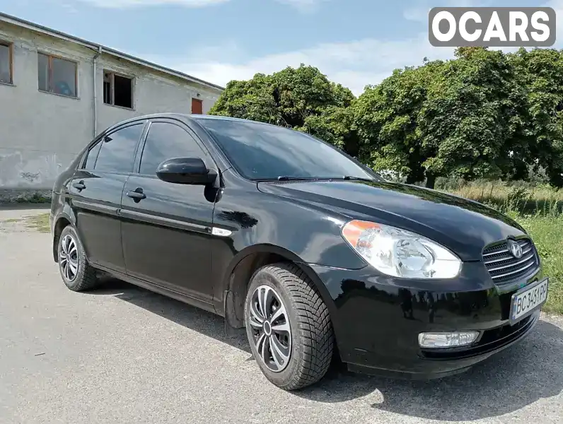 Седан Hyundai Accent 2007 1.4 л. Ручна / Механіка обл. Львівська, Буськ - Фото 1/21