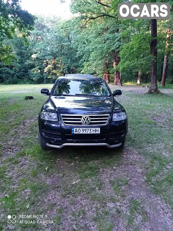 Позашляховик / Кросовер Volkswagen Touareg 2005 2.97 л. Автомат обл. Закарпатська, Тячів - Фото 1/6