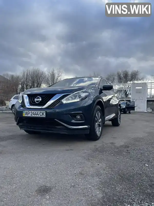 5N1AZ2MH9JN169438 Nissan Murano 2018 Внедорожник / Кроссовер 3.5 л. Фото 1