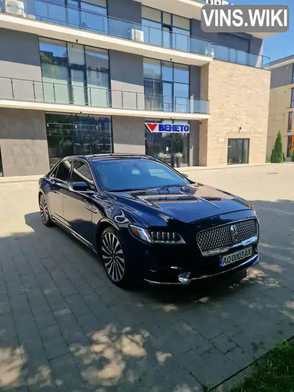 Седан Lincoln Continental 2017 2.96 л. Автомат обл. Закарпатська, Ужгород - Фото 1/11