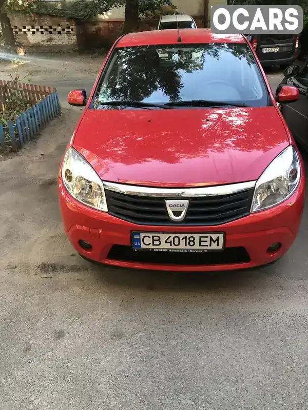 Хетчбек Dacia Sandero 2010 1.2 л. Ручна / Механіка обл. Чернігівська, Чернігів - Фото 1/16