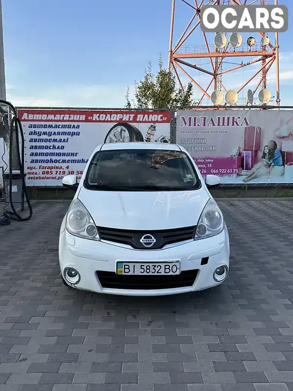 Хетчбек Nissan Note 2012 1.39 л. Ручна / Механіка обл. Полтавська, Лубни - Фото 1/20