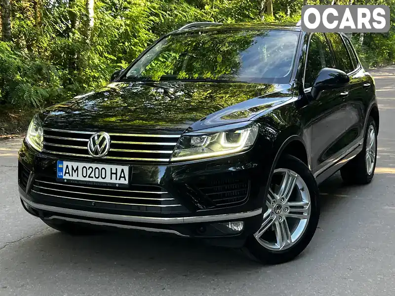 Позашляховик / Кросовер Volkswagen Touareg 2016 2.97 л. Автомат обл. Житомирська, Бердичів - Фото 1/21