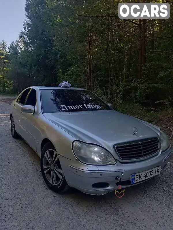 Седан Mercedes-Benz S-Class 2000 4.3 л. Автомат обл. Рівненська, Рівне - Фото 1/8