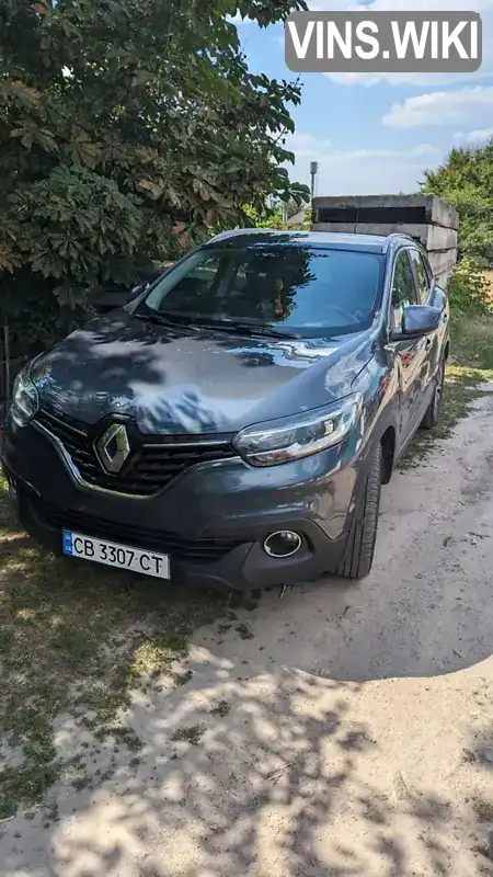 Позашляховик / Кросовер Renault Kadjar 2016 1.5 л. Робот обл. Чернігівська, Варва - Фото 1/21