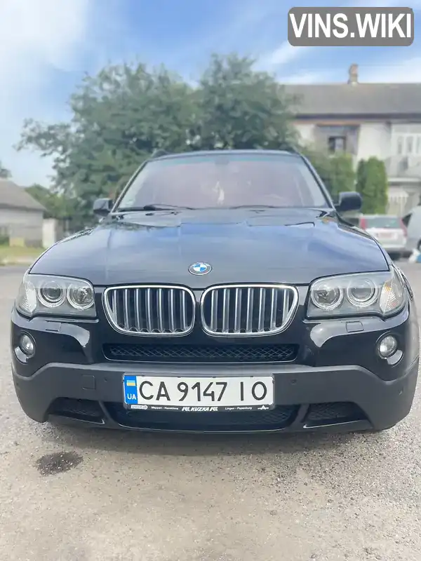 Позашляховик / Кросовер BMW X3 2008 2 л. Автомат обл. Черкаська, Сміла - Фото 1/17