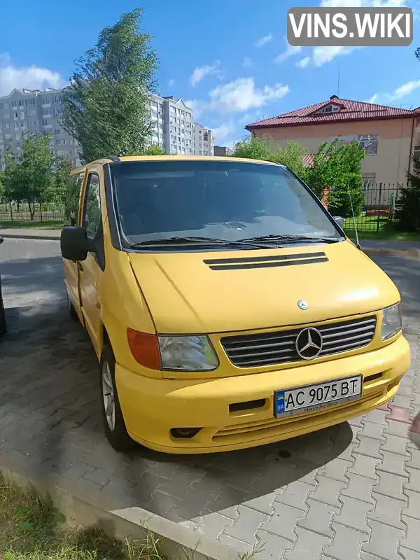 Минивэн Mercedes-Benz Vito 2000 2.2 л. Ручная / Механика обл. Волынская, Луцк - Фото 1/6