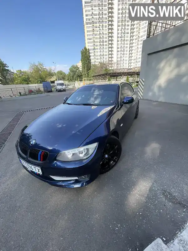 Кабріолет BMW 3 Series 2011 3 л. Автомат обл. Одеська, Одеса - Фото 1/11