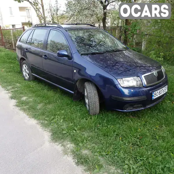 Універсал Skoda Fabia 2007 1.4 л. Ручна / Механіка обл. Тернопільська, Теребовля - Фото 1/8