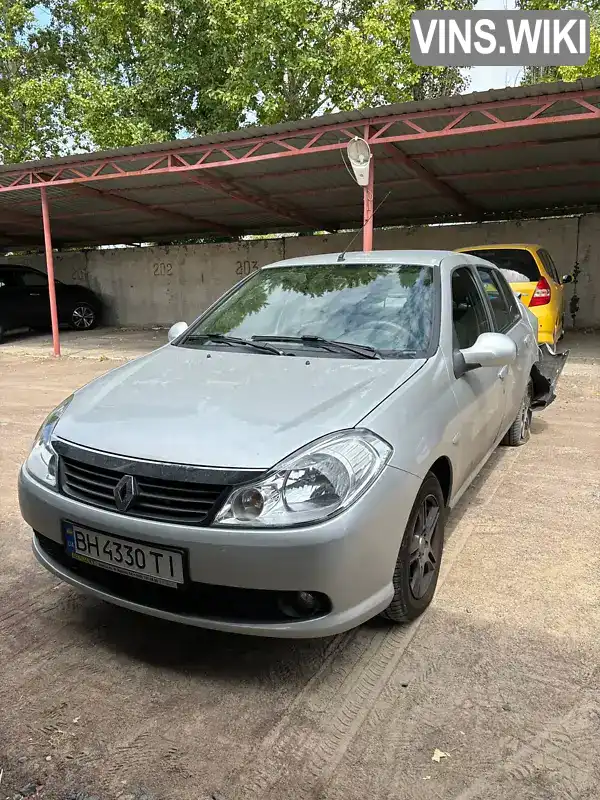 Седан Renault Clio Symbol 2010 1.39 л. Ручна / Механіка обл. Миколаївська, Южноукраїнськ - Фото 1/9